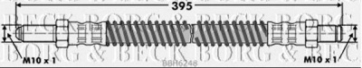 BORG & BECK bbh6248 -  Тормозной шланг